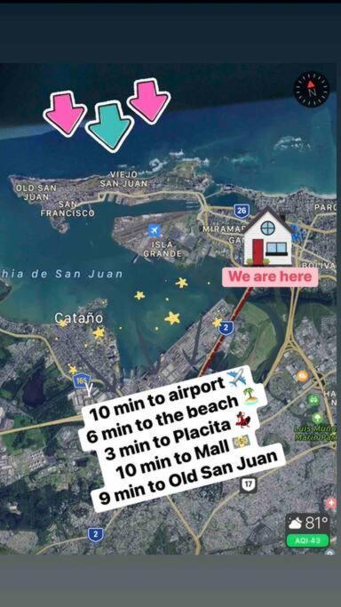 Apartamento 3 Bd By Airport El Yunque Walk To The San Juan